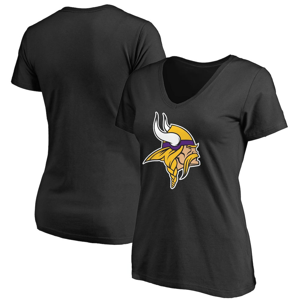 Minnesota Vikings Women's Primary Team Logo V-Neck T-Shirt | NFL Near me