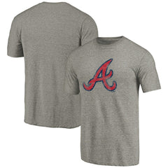 Atlanta Braves Distressed Team 2 Tri-Blend T-Shirt - MLB T-shirts