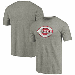 Cincinnati Reds Distressed Team Tri-Blend T-Shirt - MLB T-shirts