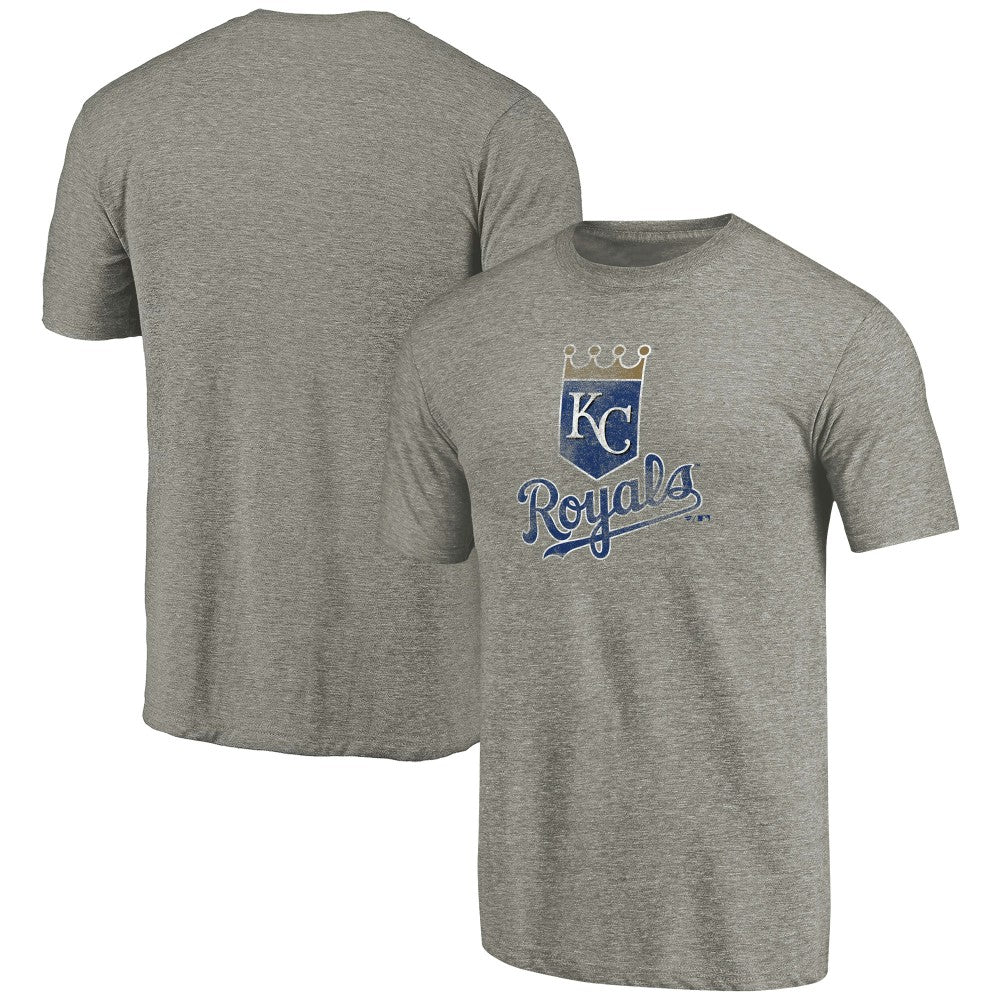 Kansas City Royals Distressed Team Tri-Blend T-Shirt - MLB T-shirts