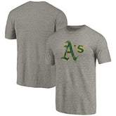 Athletics Distressed Team Tri-Blend T-Shirt - MLB T-shirts