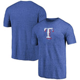 Texas Rangers Distressed Team 2 Tri-Blend T-Shirt - MLB T-shirts