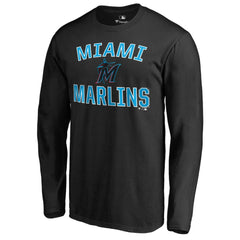 Miami Marlins Victory Arch Long Sleeve T-Shirt - MLB T-shirts