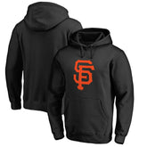 San Francisco Giants Official Logo Fitted Pullover Hoodie - MLB Hoodies