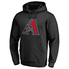 Arizona Diamondbacks Official Logo Fitted Pullover Hoodie - MLB Hoodies