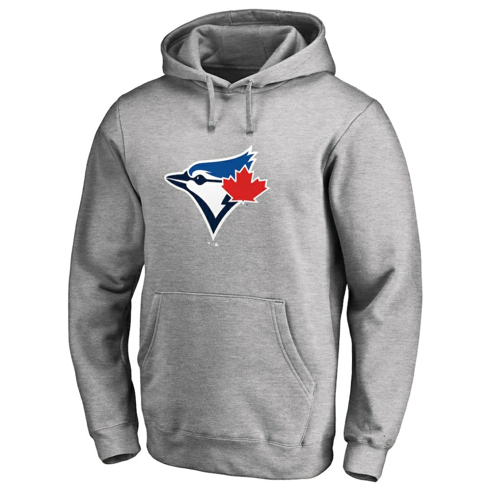 Toronto Blue Jays Official Logo Fitted Pullover Hoodie - MLB Hoodies