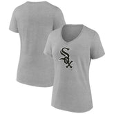 Chicago White Sox Women's Secondary Color Primary Logo T-Shirt - MLB T-shirts