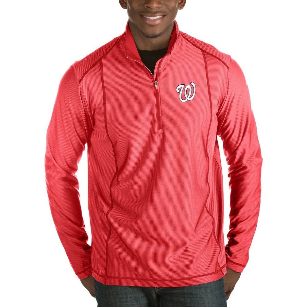 Washington Nationals Antigua Tempo Half-Zip Pullover Jacket - MLB Jackets