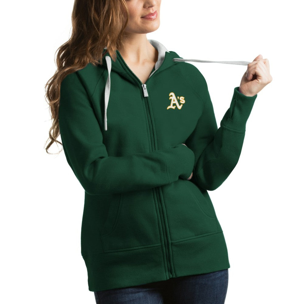 Athletics Antigua Women's Victory Full-Zip Hoodie - MLB Hoodies