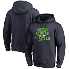 Seattle Seahawks Faith Family Pullover Hoodie | NFL Hot