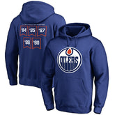 Edmonton Oilers Raise the Banner Pullover Hoodie - NHL Hoodies