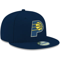 Navy Indiana Pacers Team Color 59FIFTY Fitted Hat | NBA