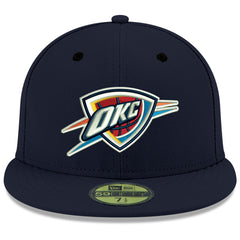 Navy Oklahoma City Thunder Team Color 59FIFTY Fitted Hat | NBA