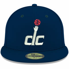 Navy Washington Wizards Team Color 59FIFTY Fitted Hat | NBA