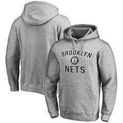 Ash Brooklyn Nets Victory Arch Pullover Hoodie | NBA