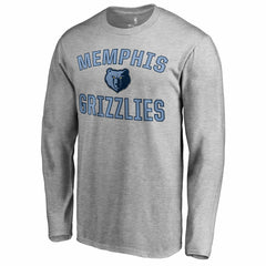 Ash Memphis Grizzlies Victory Arch Long Sleeve T-Shirt | NBA