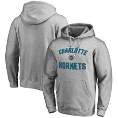 Ash Charlotte Hornets Victory Arch Pullover Hoodie | NBA