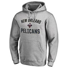 Ash New Orleans Pelicans Victory Arch Pullover Hoodie | NBA