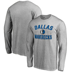 Ash Dallas Mavericks Victory Arch Long Sleeve T-Shirt sale | NBA
