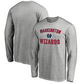 Ash Washington Wizards Victory Arch Long Sleeve T-Shirt | NBA