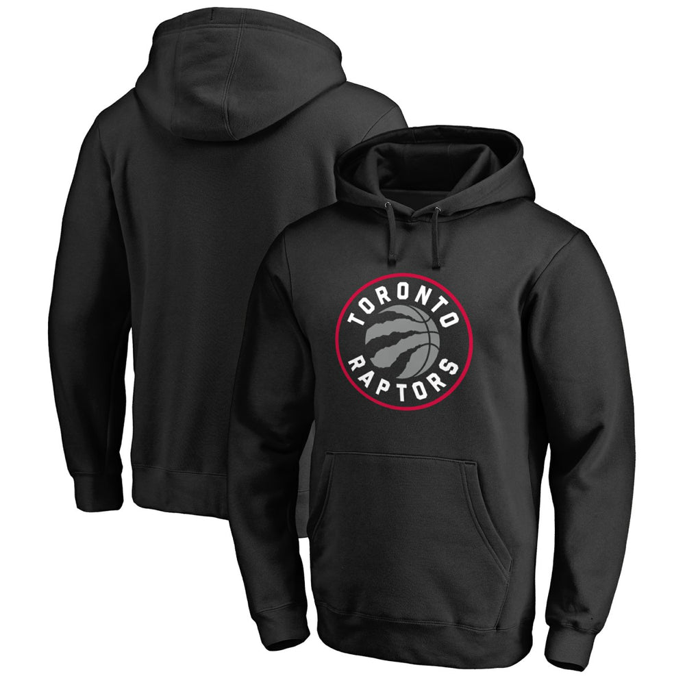 Black Toronto Raptors Primary Logo Pullover Hoodie | NBA