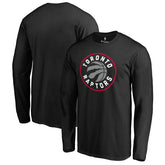 Black Toronto Raptors Primary Logo Long Sleeve T-Shirt | NBA