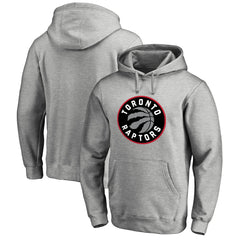Heather Gray Toronto Raptors Primary Logo Pullover Hoodie | NBA