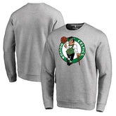 Heathered Gray Boston Celtics Primary Logo Sweatshirt | NBA
