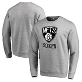 Heathered Gray Brooklyn Nets Primary Logo Sweatshirt | NBA