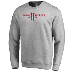 Heathered Gray Houston Rockets Primary Logo Sweatshirt sale | NBA