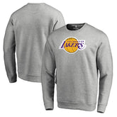 Heathered Gray Los Angeles Lakers Primary Logo Sweatshirt | NBA