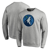 Heathered Gray Minnesota Timberwolves Primary Logo Sweatshirt | NBA
