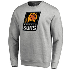 Heathered Gray Phoenix Suns Primary Logo Sweatshirt | NBA