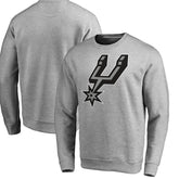 Heathered Gray San Antonio Spurs Primary Logo Sweatshirt | NBA