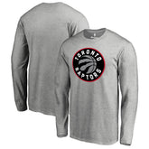 Heather Gray Toronto Raptors Primary Logo Long Sleeve T-Shirt | NBA