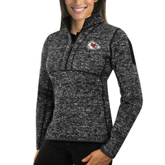 Kansas City Chiefs Antigua Women's Fortune Half-Zip Sweater | NFL Discount