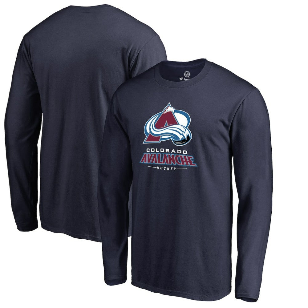 Colorado Avalanche Team Lockup Long Sleeve T-Shirt - NHL T-shirts