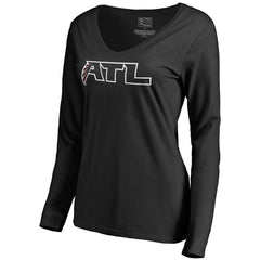 Atlanta Falcons Women's Alternate Logo Long Sleeve T-Shirt | NFL Outlet