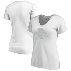 Chicago Blackhawks Women's Whiteout V-Neck T-Shirt - NHL T-shirts