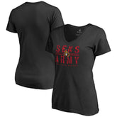 Ottawa Senators Women's Hometown Collection Sens Army V-Neck T-Shirt - NHL T-shirts