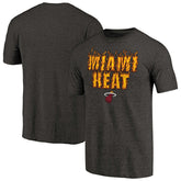 Black Miami Heat Hometown Collection En Fuego Tri-Blend T-Shirt | NBA