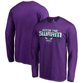 Purple Charlotte Hornets Hometown Collection The Swarm Long Sleeve T-Shirt | NBA