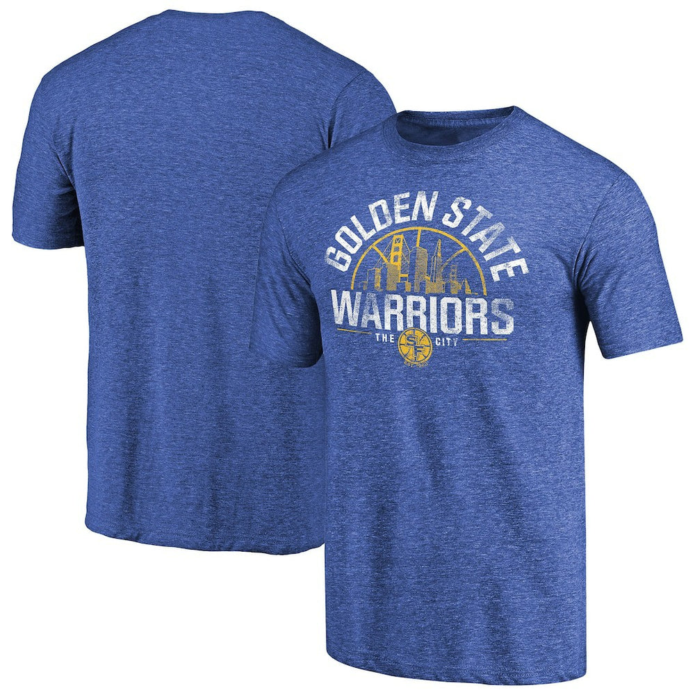 Royal Golden State Warriors Hometown Collection Golden Gate 2 T-Shirt sale | NBA