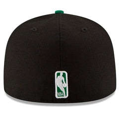 Black/Green Boston Celtics Team Color 2Tone 59FIFTY Fitted Hat | NBA