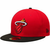 Red/Black Miami Heat Team Color 2Tone 59FIFTY Fitted Hat | NBA