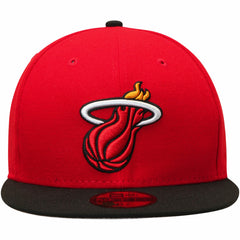 Red/Black Miami Heat Team Color 2Tone 59FIFTY Fitted Hat | NBA