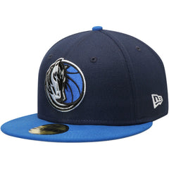 Navy/Blue Dallas Mavericks Team Color 2Tone 59FIFTY Fitted Hat sale | NBA