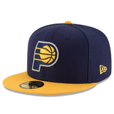 Navy/Yellow Indiana Pacers Team Color 2Tone 59FIFTY Fitted Hat | NBA