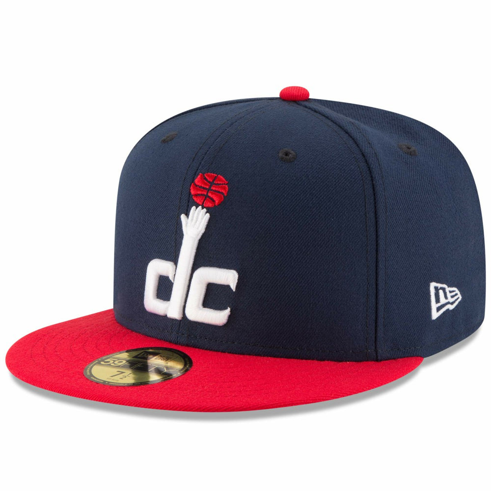 Navy/Red Washington Wizards Team Color 2Tone 59FIFTY Fitted Hat | NBA