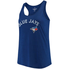 Toronto Blue Jays Soft as a Grape Women's Plus Size Swing for the Fences Racerback Tank Top - MLB Tanks